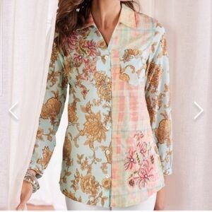 Soft surroundings 2 XL - woman’s boho chic blouse